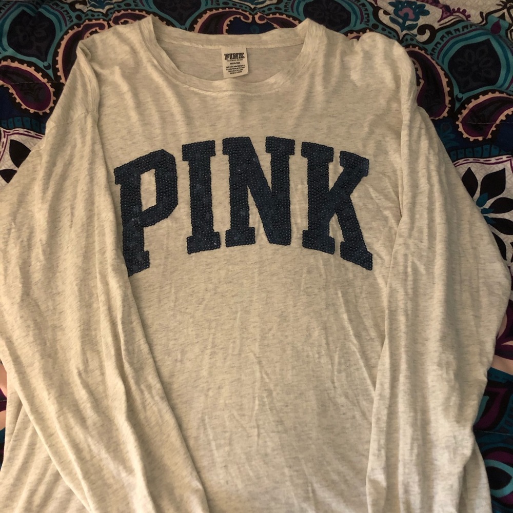 PINK Bling Long-Sleeve Tee